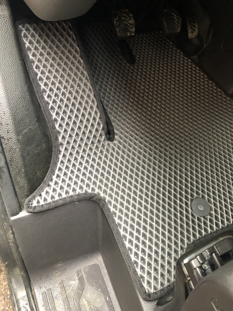EVA Floor Mats (Front, Black) for Ford Custom 2013-2022 - image 3