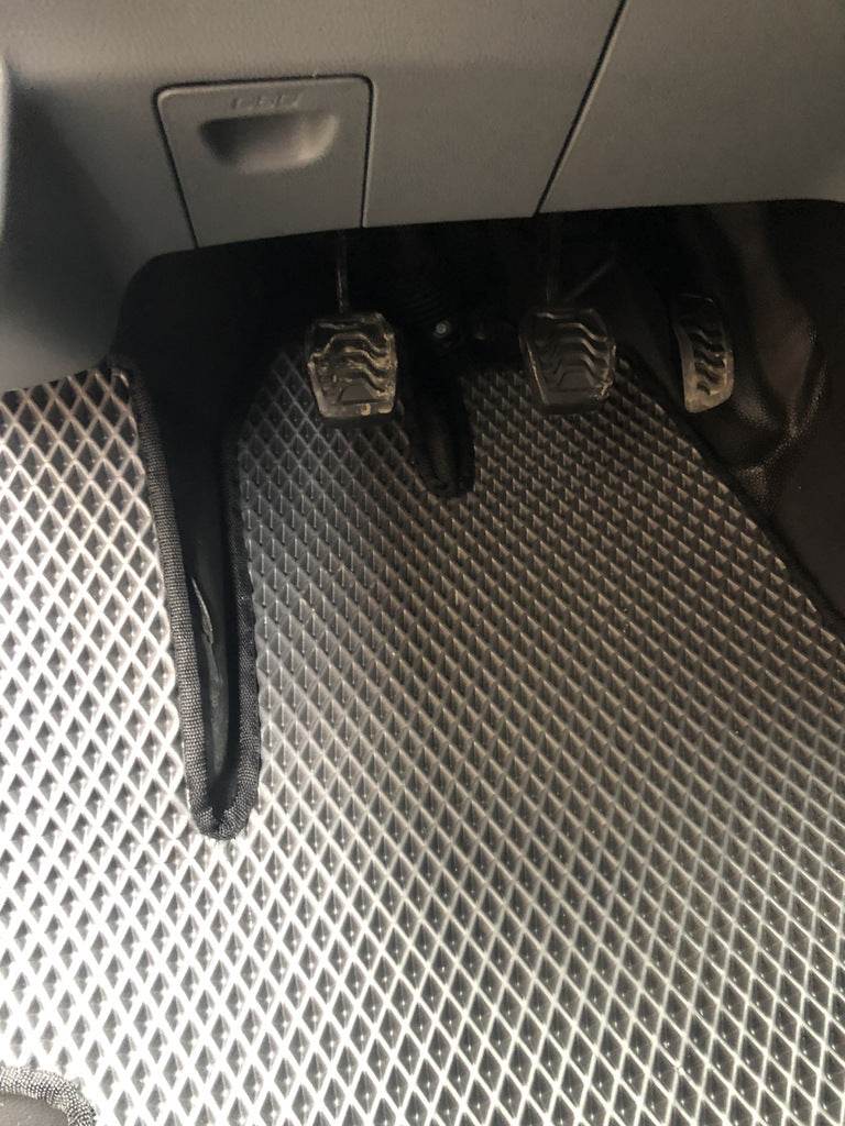 EVA floor mats (Front, black) for Ford Custom 2013-2022 - Reelken Auto
