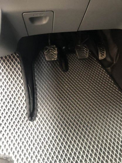 EVA floor mats (Front, black) for Ford Custom 2013-2022 - Reelken Auto
