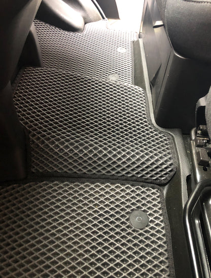 EVA Floor Mats (Front, Black) for Ford Custom 2013-2022 - image 5