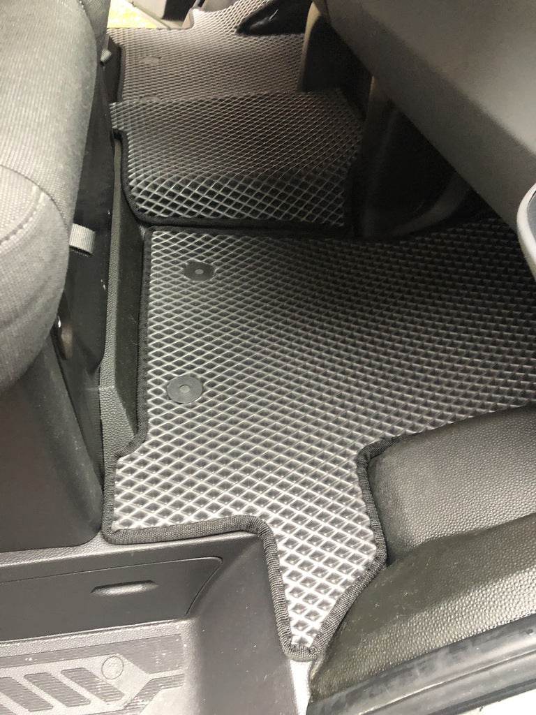 EVA floor mats (Front, black) for Ford Custom 2013-2022 - Reelken Auto