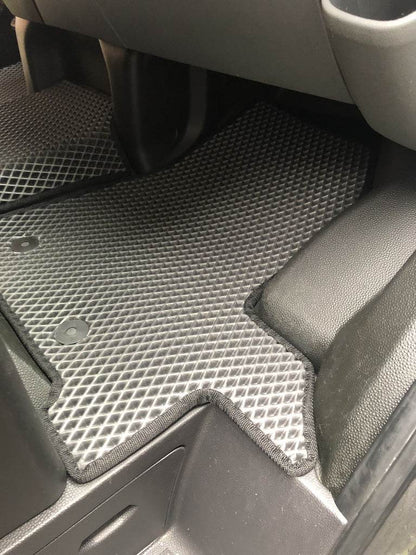 EVA floor mats (Front, black) for Ford Custom 2013-2022 - Reelken Auto