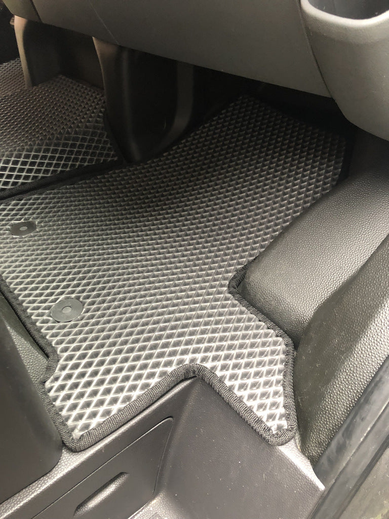 EVA Floor Mats (Front, Black) for Ford Custom 2013-2022 - image 8
