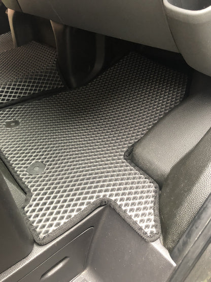 EVA Floor Mats (Front, Black) for Ford Custom 2013-2022 - image 8