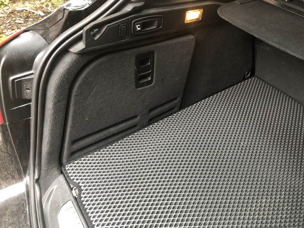 Trunk mat (EVA, black) SW for Renault Laguna 2007-2015 - Reelken Auto