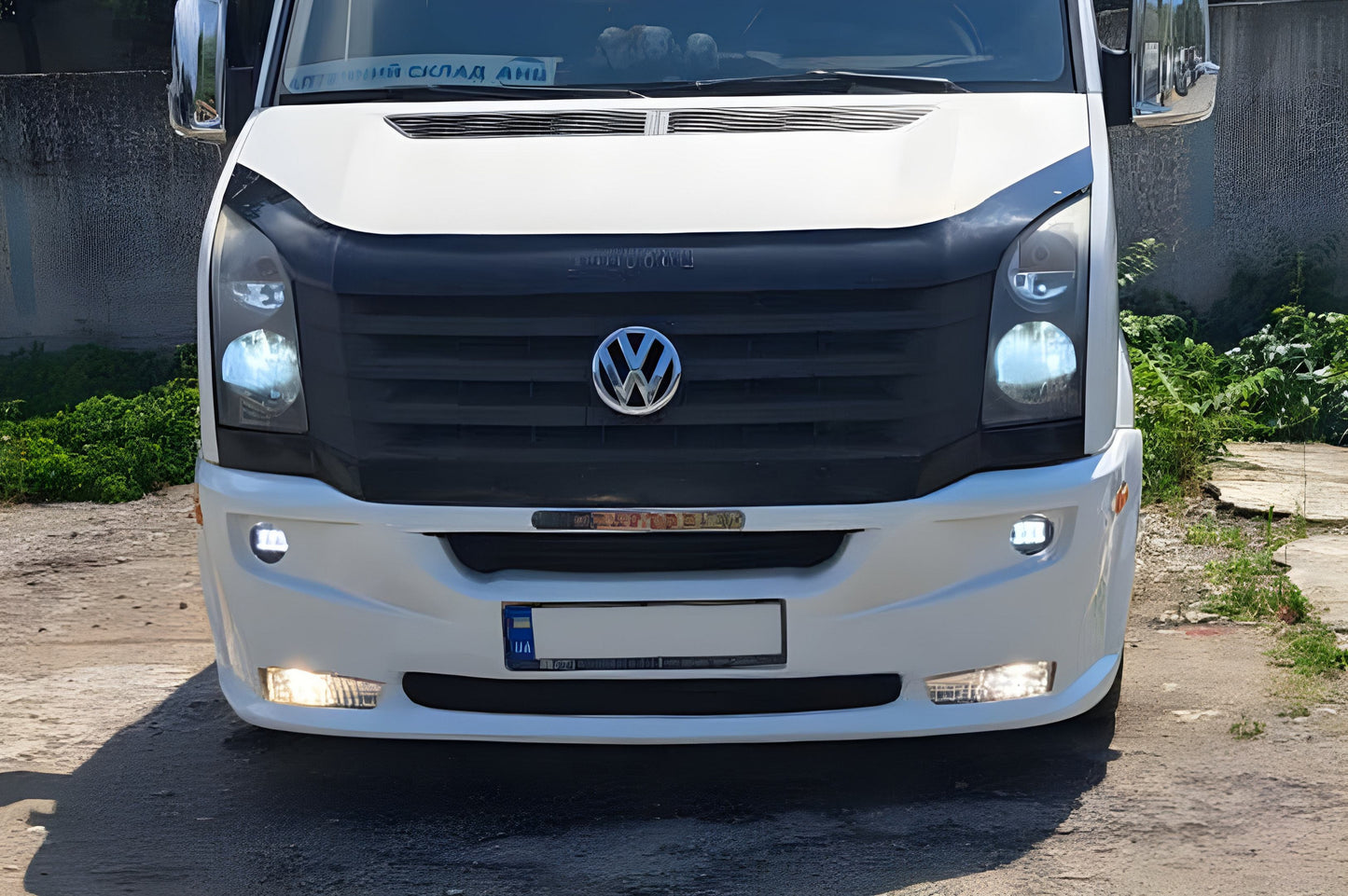Front bumper cover 2012↗ (Era straight, primed for painting) for Volkswagen Crafter 2006-2016 - image 6