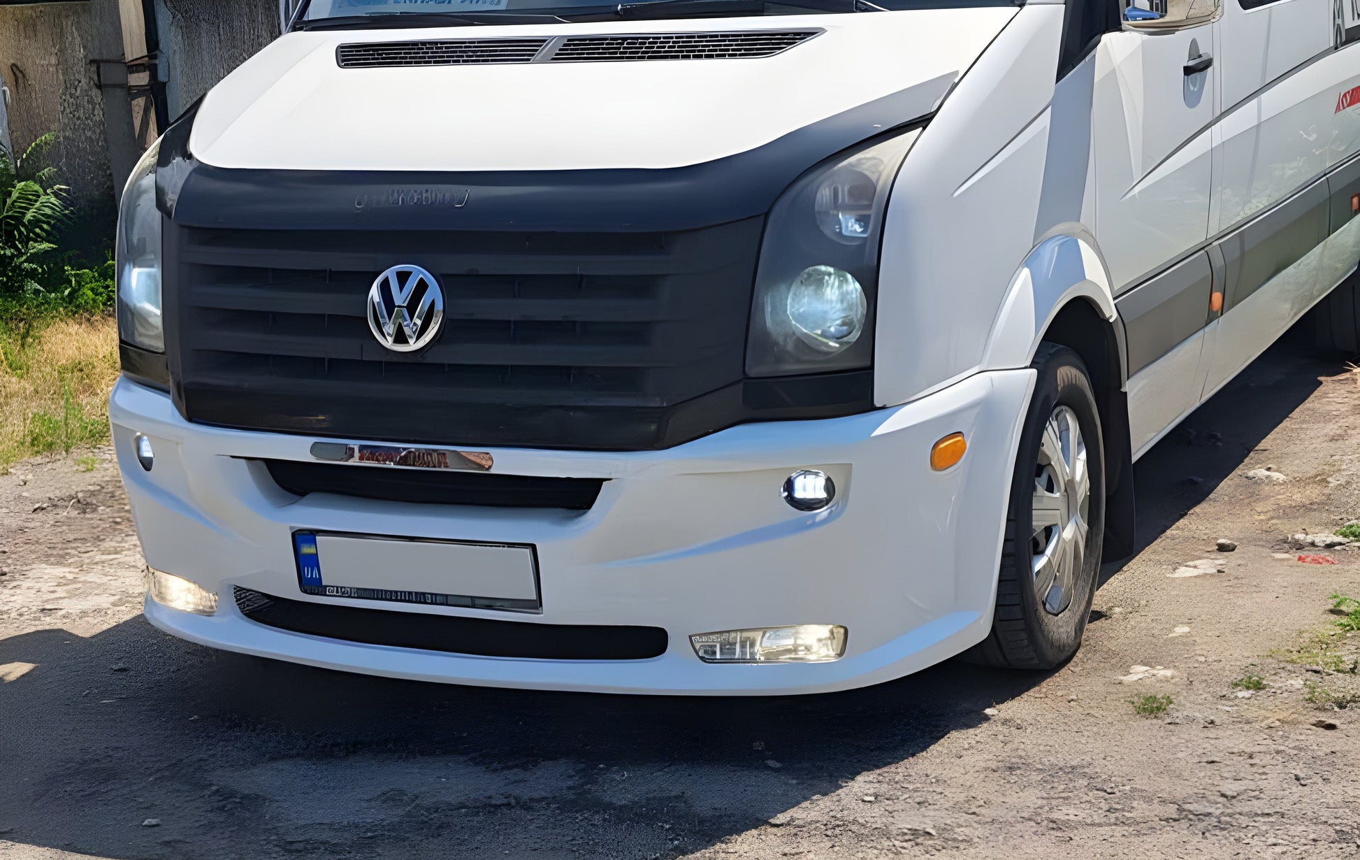 Front bumper cover 2012↗ (Era straight, primed for painting) for Volkswagen Crafter 2006-2016 - image 7
