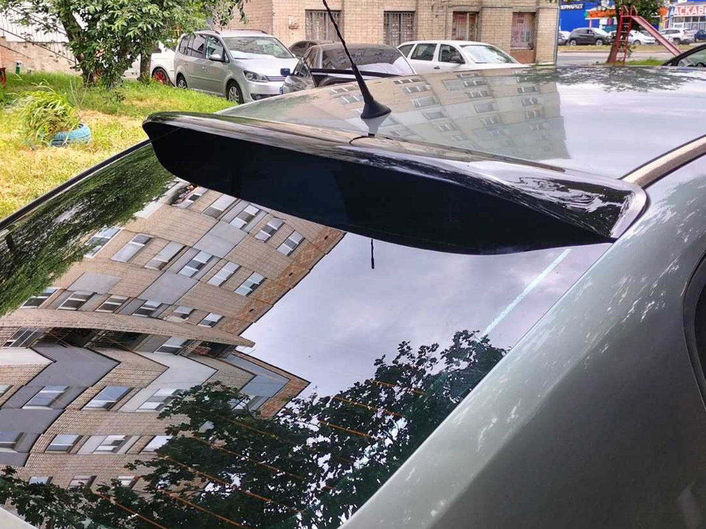 Rear Window Visor Sedan (EuroCap, ABS) for Renault Megane II 2004-2009 - image 12