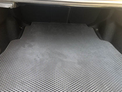Trunk mat (EVA, black) Sedan for Mercedes E-class W211 2002-2009 - Reelken Auto
