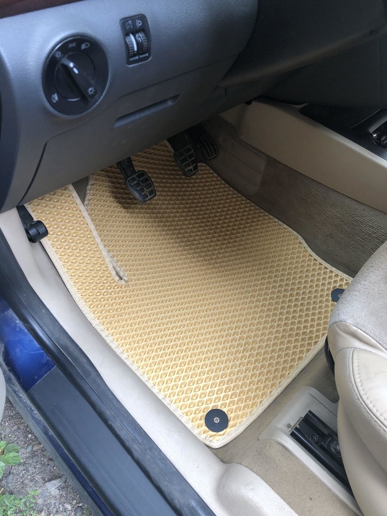 EVA Floor Mats (2 Rows, Beige) for Seat Alhambra 1996-2010 - image 2