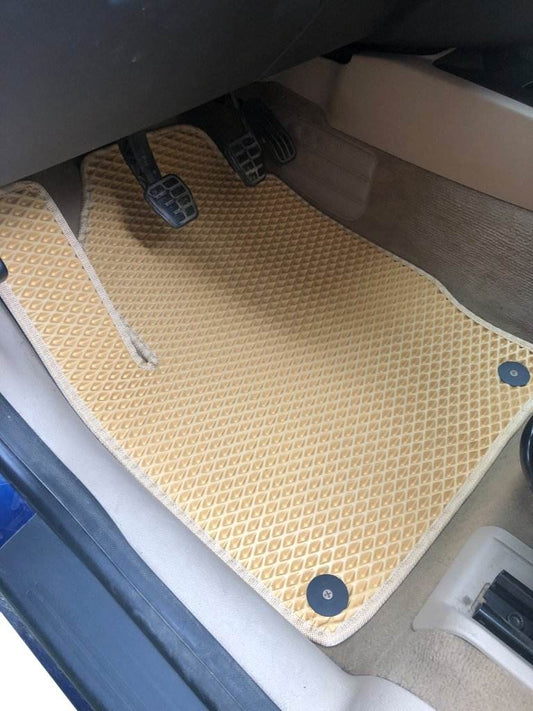 EVA rugs (2 rows, beige) for Seat Alhambra 1996-2010 - Reelken Auto