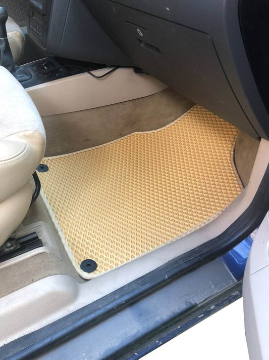 EVA mats (3 rows, beige) for Volkswagen Sharan 1995-2010 - Reelken Auto