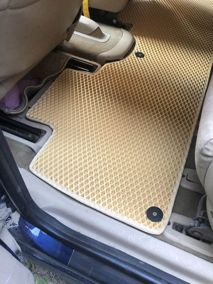 EVA mats (3 rows, beige) for Volkswagen Sharan 1995-2010 - Reelken Auto