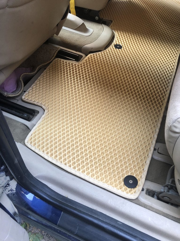 EVA Floor Mats (2 Rows, Beige) for Volkswagen Sharan 1995-2010 - image 4