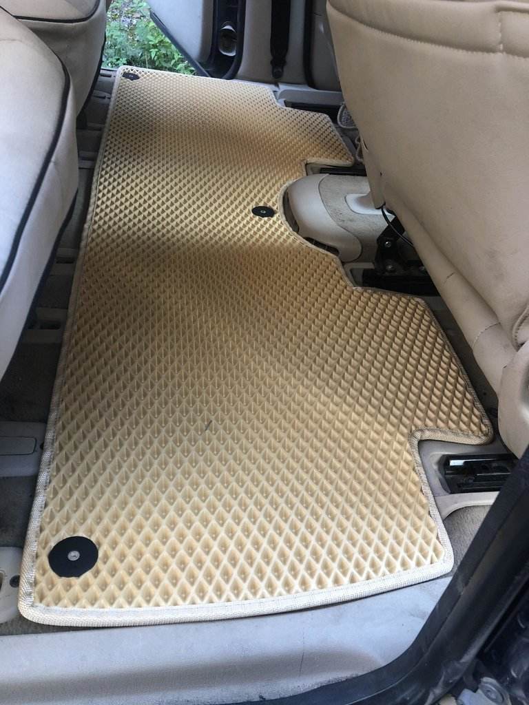 EVA rugs (2 rows, beige) for Seat Alhambra 1996-2010 - Reelken Auto