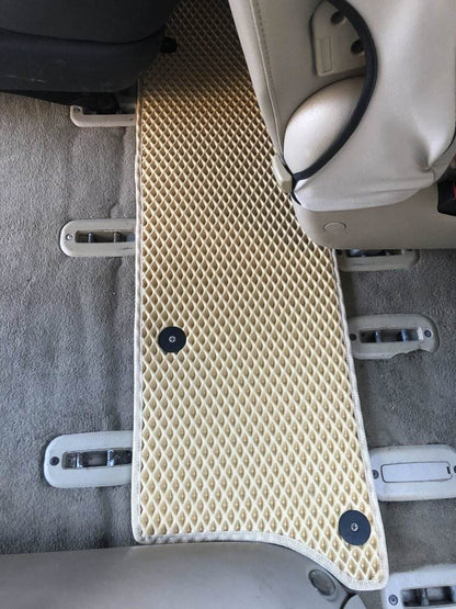 EVA mats (3 rows, beige) for Volkswagen Sharan 1995-2010 - Reelken Auto