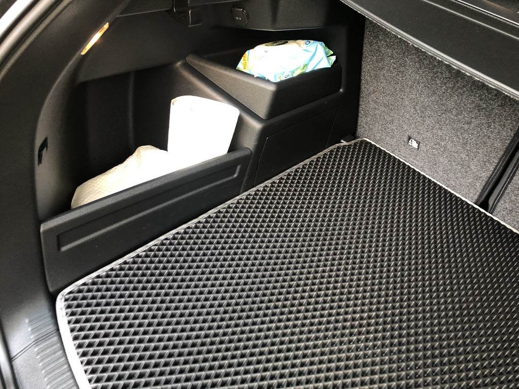 Trunk mat (HB, EVA, black) for Skoda Fabia 2014-2021 - Reelken Auto