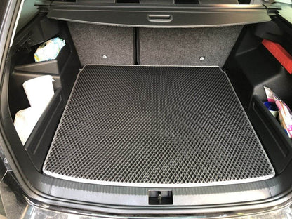Trunk mat (HB, EVA, black) for Skoda Fabia 2014-2021 - Reelken Auto
