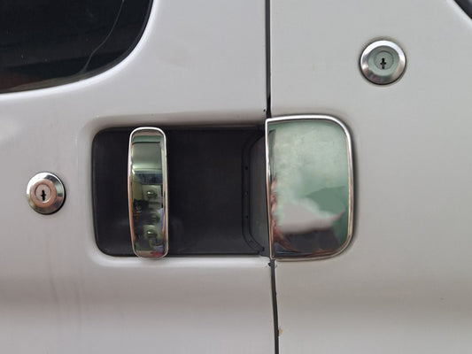 Chrome Door Handle Covers (Stainless Steel) for Citroen Berlingo 1996-2008 - image 1