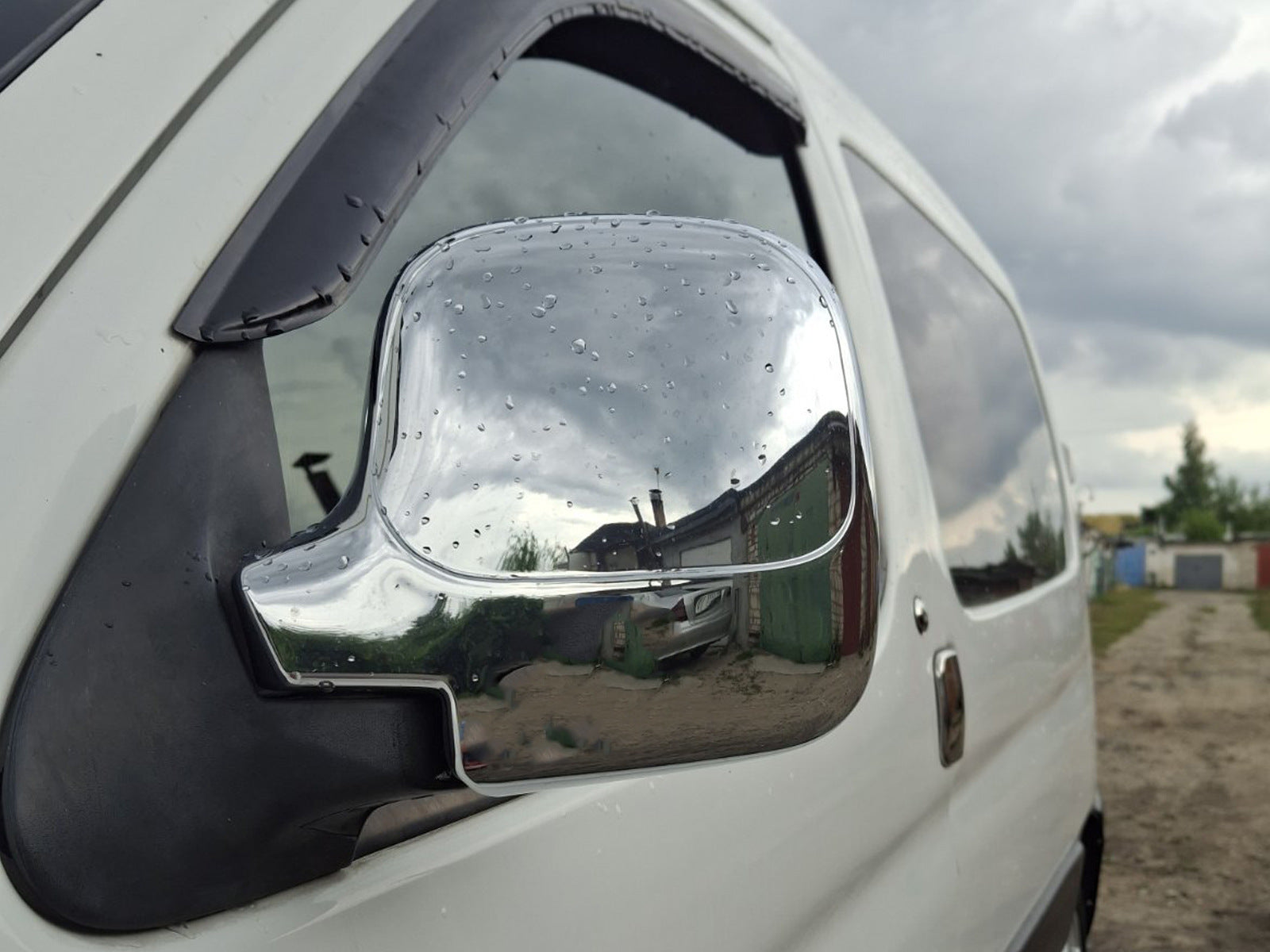 Mirror Covers (2 pcs, plastic) for Peugeot Partner 1996-2008 - image 2