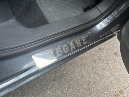 Door Sill Covers (Carmos, 4 pcs, Stainless Steel) for Renault Megane II 2004-2009 - image 5