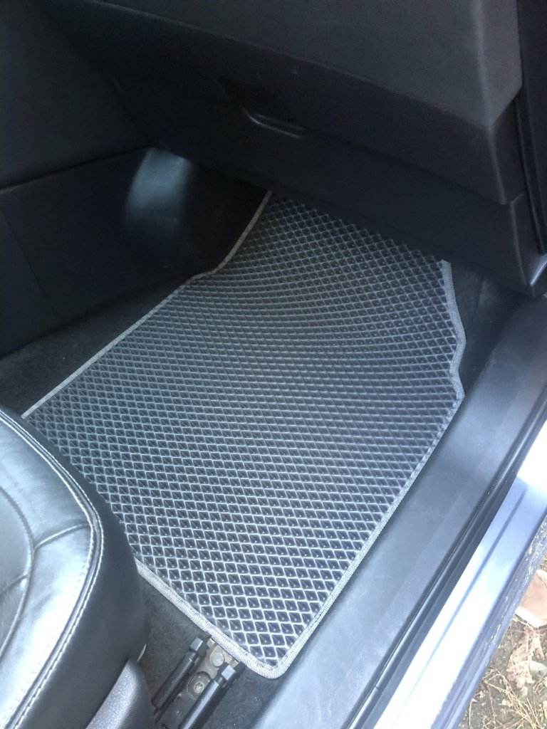 Floor mats (EVA, black) for Nissan Qashqai 2010-2014 - Reelken Auto