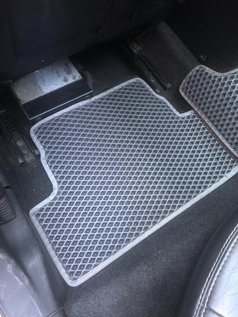 Floor mats (EVA, black) for Nissan Qashqai 2010-2014 - Reelken Auto