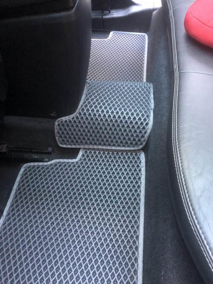 Floor mats (EVA, black) for Nissan Qashqai 2010-2014 - Reelken Auto