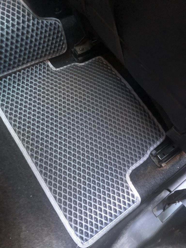 Floor mats (EVA, black) for Nissan Qashqai 2010-2014 - Reelken Auto