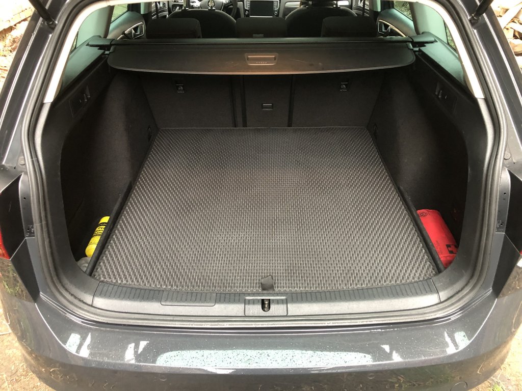 Trunk Mat (SW, EVA, Black) for Volkswagen Golf 6 2008-2014 - image 1