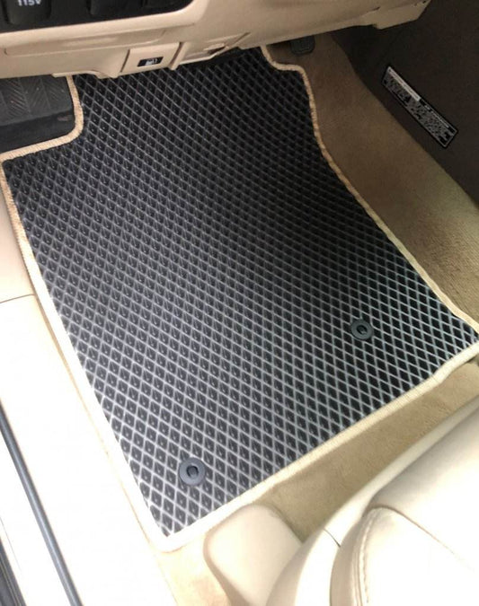 EVA mats (2 rows, black) for Toyota Land Cruiser Prado 120 - Reelken Auto