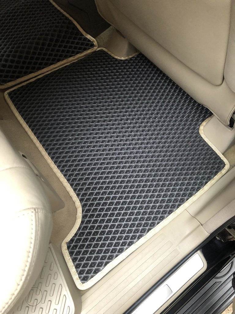 EVA mats (2 rows, black) for Toyota Land Cruiser Prado 120 - Reelken Auto