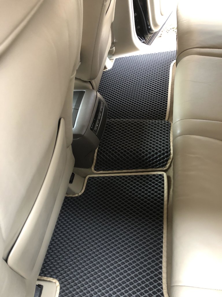 EVA Floor Mats (2 Rows, Black) for Toyota Land Cruiser Prado 120 2002-2009 - image 8