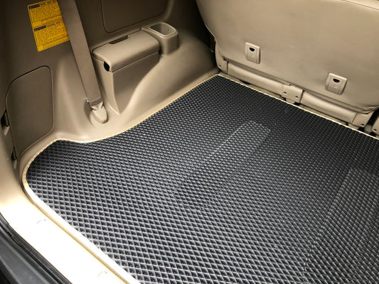 Trunk Mat Black (EVA, 5 or 7 seats) for Toyota Land Cruiser Prado 120 2002-2009 - image 2