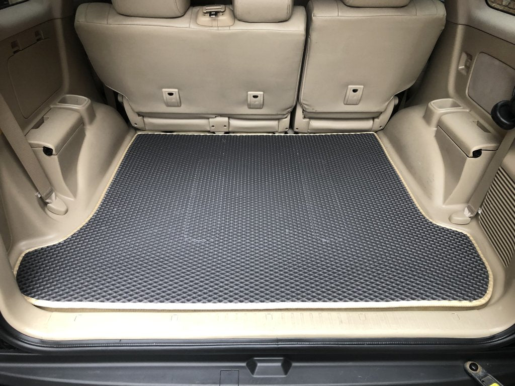 Trunk Mat Black (EVA, 5 or 7 seats) for Toyota Land Cruiser Prado 120 2002-2009 - image 1