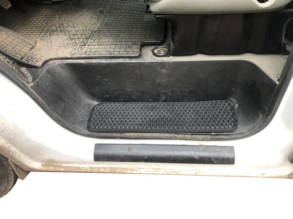 Door sills (3 pieces, EVA, black) for Opel Vivaro 2001-2015 - Reelken Auto