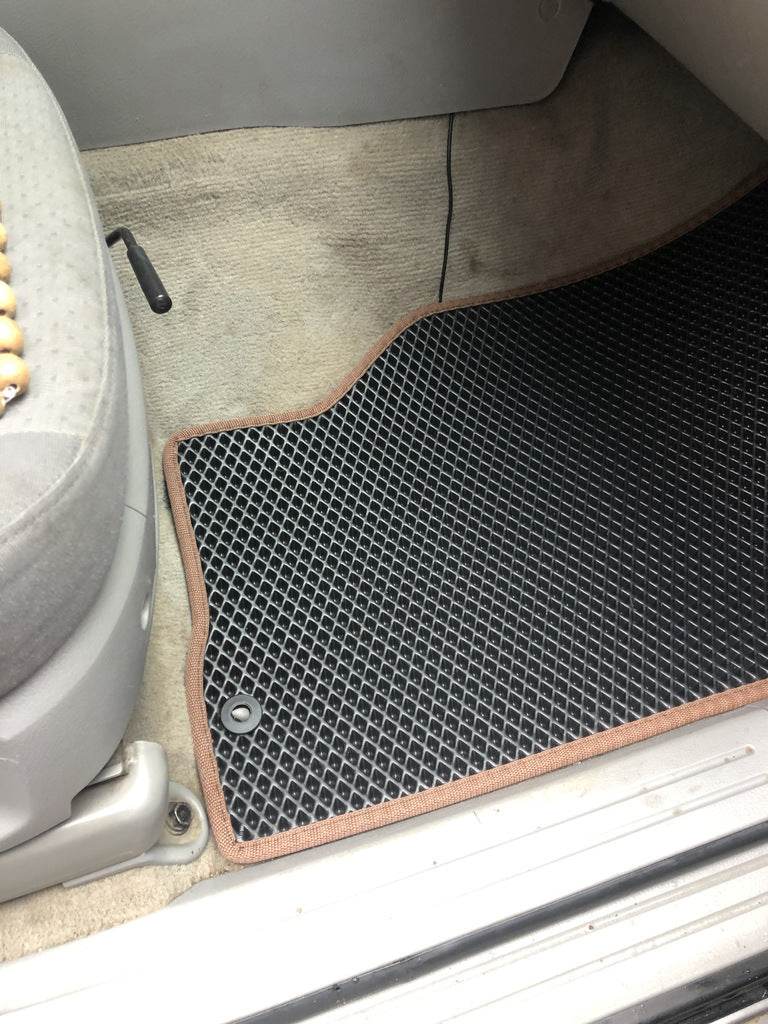 EVA mats (black) for Kia Sorento I BL 2002-2009 - Reelken Auto