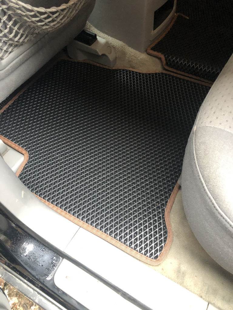 EVA mats (black) for Kia Sorento I BL 2002-2009 - Reelken Auto