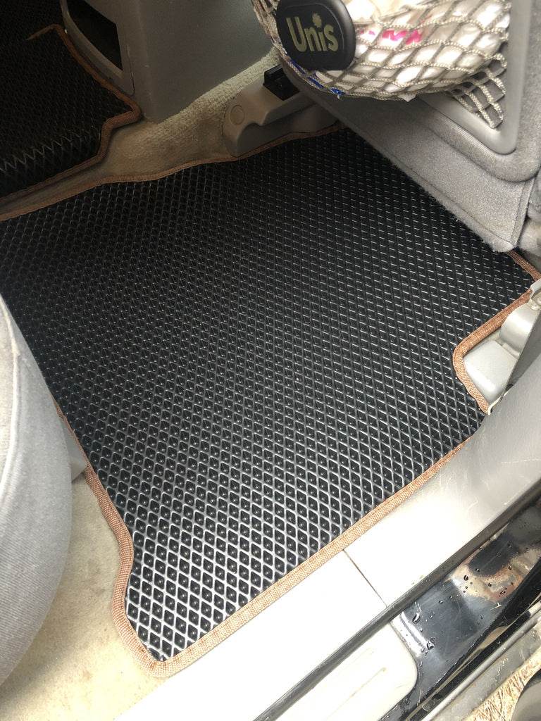 EVA mats (black) for Kia Sorento I BL 2002-2009 - Reelken Auto