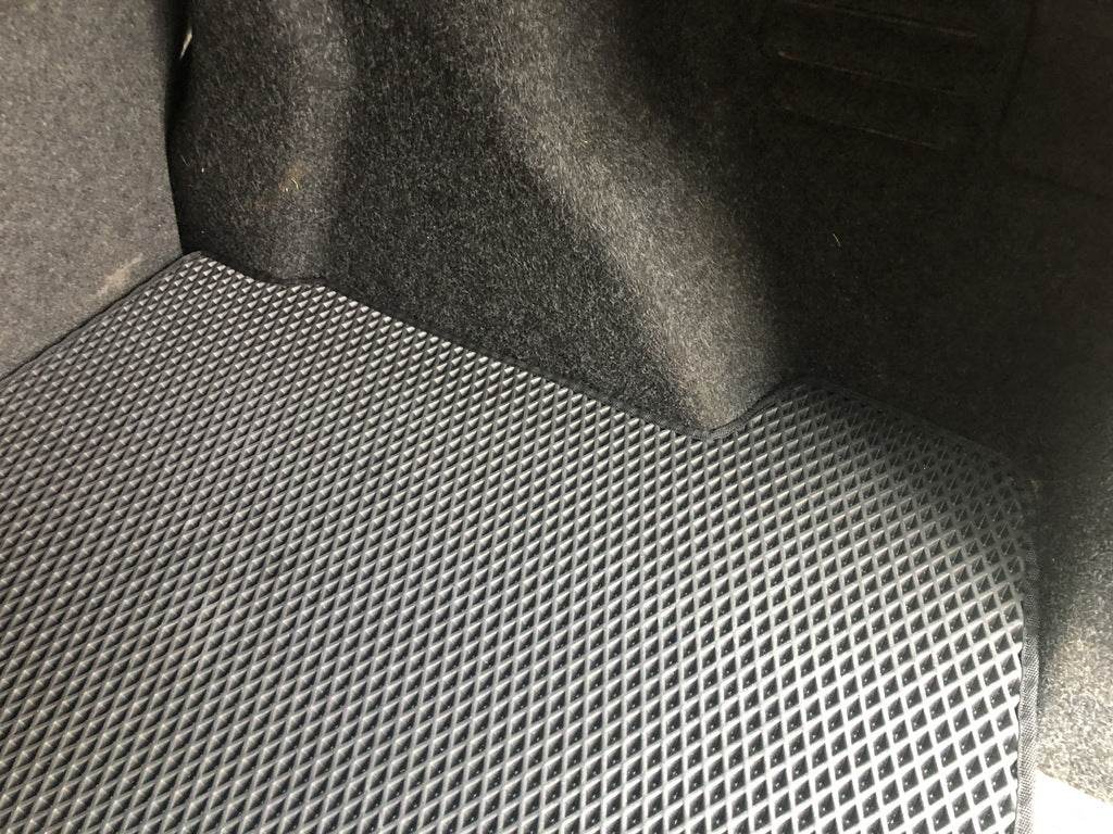 Trunk mat SW (EVA, black) for Renault Megane II 2004-2009 - Reelken Auto