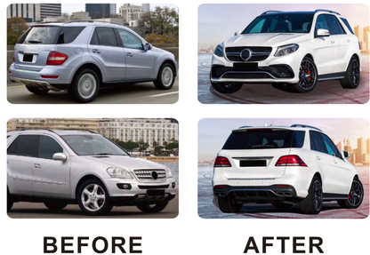 Facelift Kit to GLE63 AMG for Mercedes ML W164 2005-2011 - image 2