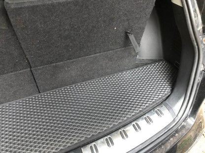 Trunk mat for +2 (short, EVA, black) for Nissan Qashqai 2007-2010 - Reelken Auto