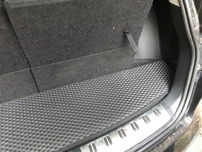 Trunk mat for +2 (short, EVA, black) for Nissan Qashqai 2007-2010 - image 3