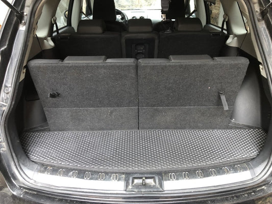 Trunk mat for +2 (short, EVA, black) for Nissan Qashqai 2010-2014 - image 1