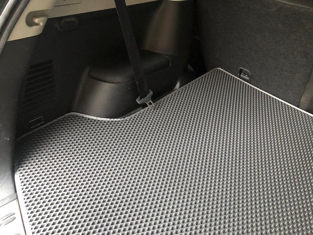 Trunk mat for +2 (long, EVA, black) for Nissan Qashqai 2007-2010 - image 2