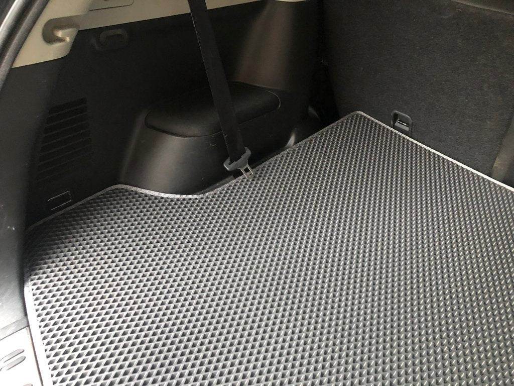 Trunk mat for +2 (long, EVA, black) for Nissan Qashqai 2007-2010 - Reelken Auto