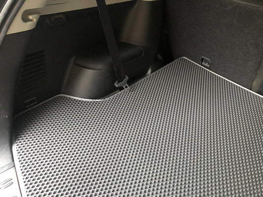 Trunk mat for +2 (long, EVA, black) for Nissan Qashqai 2010-2014 - image 2