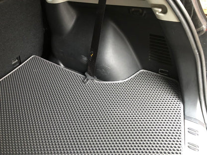 Trunk mat for +2 (long, EVA, black) for Nissan Qashqai 2007-2010 - image 3