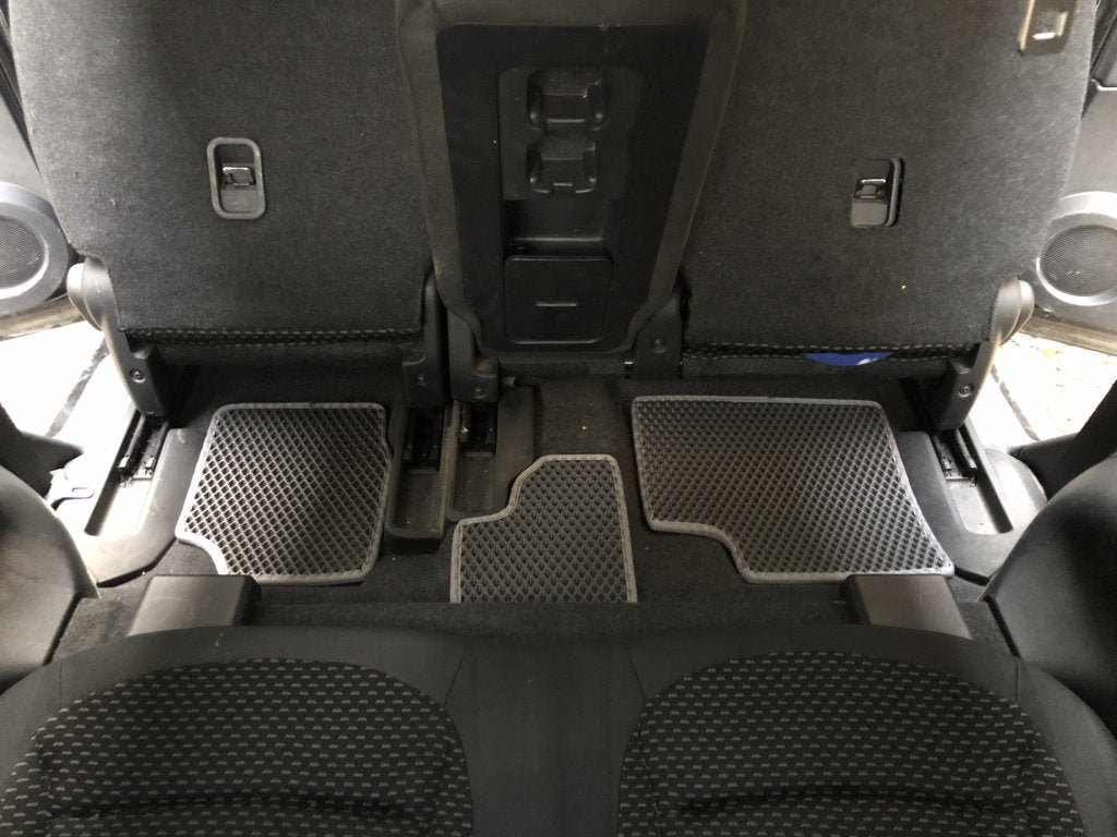 Floor mats for +2 (3 rows, EVA, Black) for Nissan Qashqai 2010-2014 - image 2