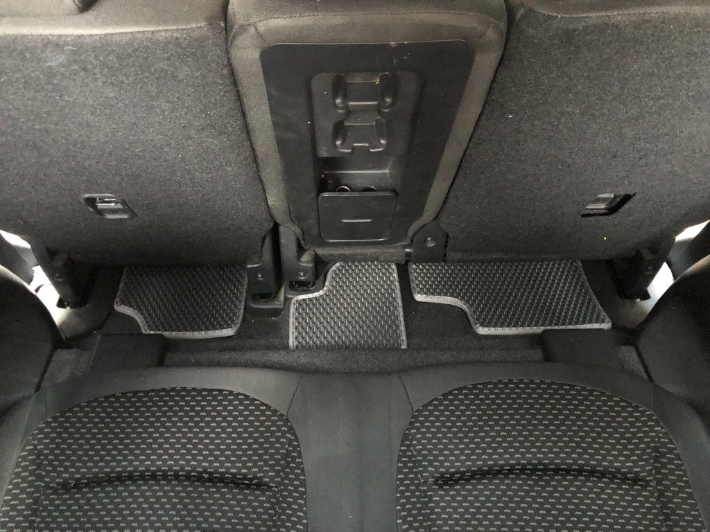Floor mats for +2 (3 rows, EVA, Black) for Nissan Qashqai 2007-2010 - image 3